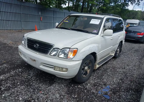 2002 Lexus Lx 470 from USA, damaged, VIN JTJHT00W223516907